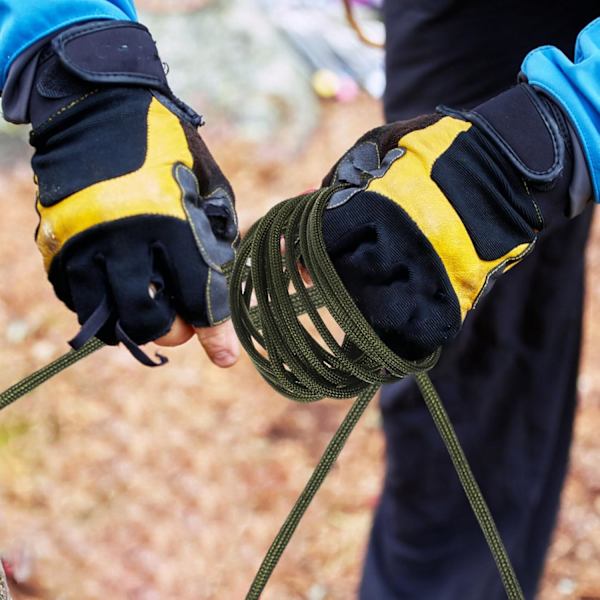 Nylonreb - 2 stk. 6mm grønne multifunktionsreb til camping