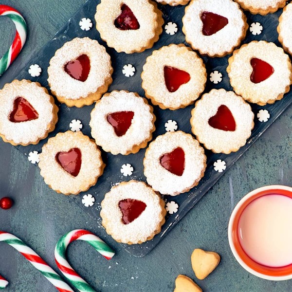 Jul Cookie Cutters (9 Mini Cutters) för Fondant och Kex