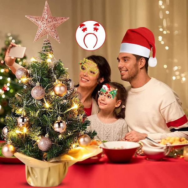 Julefestbriller: Glitterrammer for morsomme julefester
