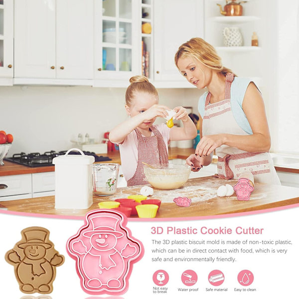 Jul Cookie Cutter - 8 delar 3D-form