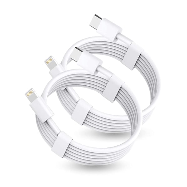 USB C till Lightning-kabel MFi-certifierad, 2-pack 3FT USB-C iPhone