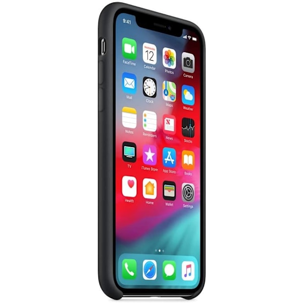 iPhone X Silikone Cover - Sort Sort