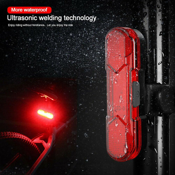 USB-oppladbare LED-sykkellykter - Sikkerhetslykter