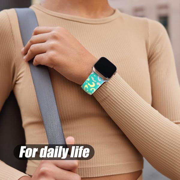 Kompatibel med Leopard Apple Watch-rem for kvinner 38mm