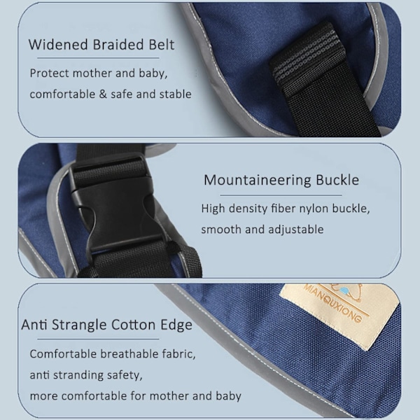 Bärbar bärsele för småbarn, justerbar bärsele, Ergonomic One