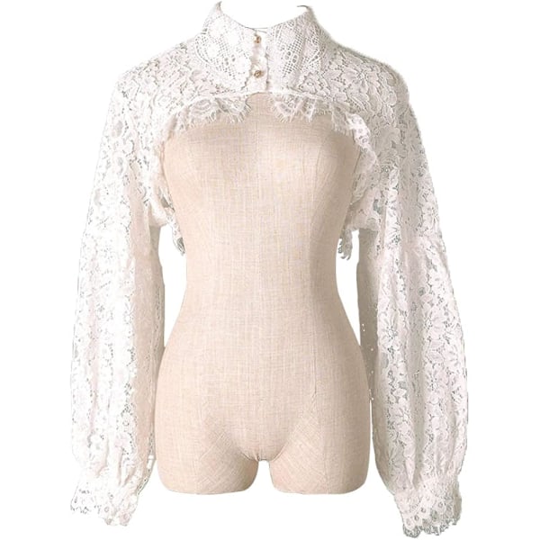 Aftagelig Dickey Bluse Falsk Krave Halv Skjorte Bluse Krave Crop