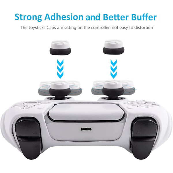 Ps5-kontrollskena. Ergonomisk mjuk antisladdkontroll