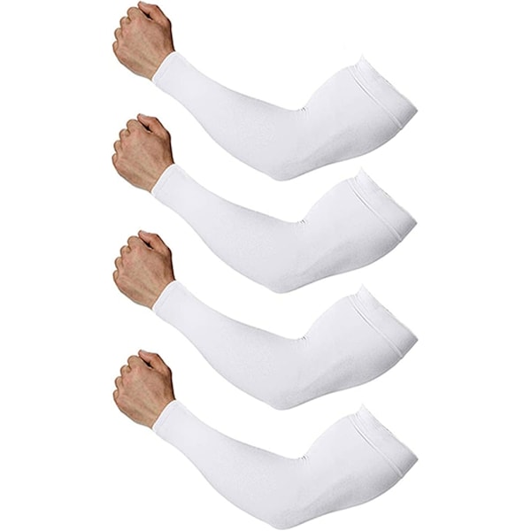 Kølende arm sleeves til mænd og kvinder - Tatoveringsdækning & sports sleeve til basketball, golf & fodbold (4 par)
