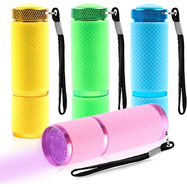 4-pack LED-ficklampor, små glödlampor, mini-LED