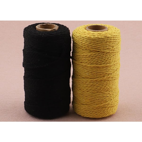 656 fot bomullsbagerigarn spole 10 ply, hantverkssnöre för DIY-hantverk