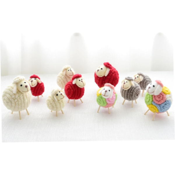 Julepynt Miniature Dekoration Pejs Dekoration Ram Kugle Ornament Nordisk