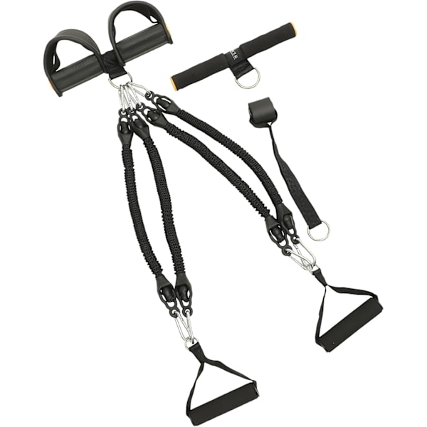 Eercise Udstyr Eercise Modstand Indr Multifunktionel Spænding Rpe Elastisk Pedaltræk Fitness Udstyr Sæt Wrkut Sort