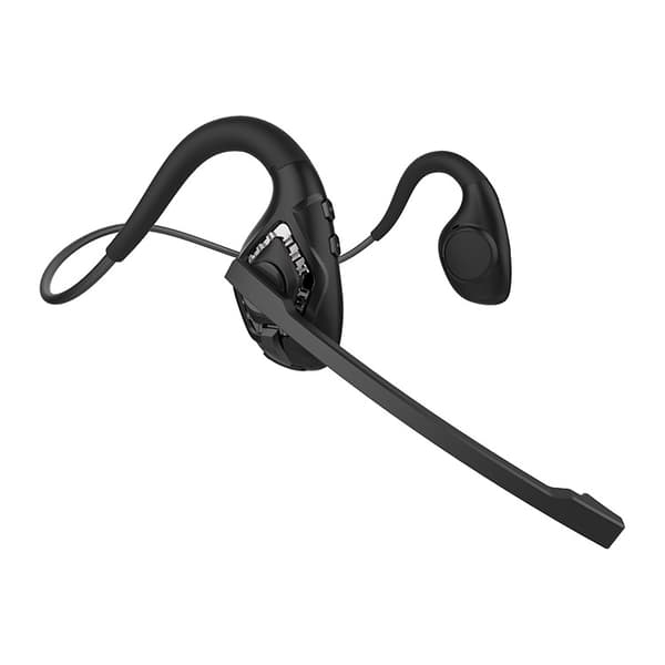 Bluetooth 5.3 Headset - Brusreducerande Boom Mic, Trådlöst för Telefon/PC/Laptop, 10 timmars batteritid