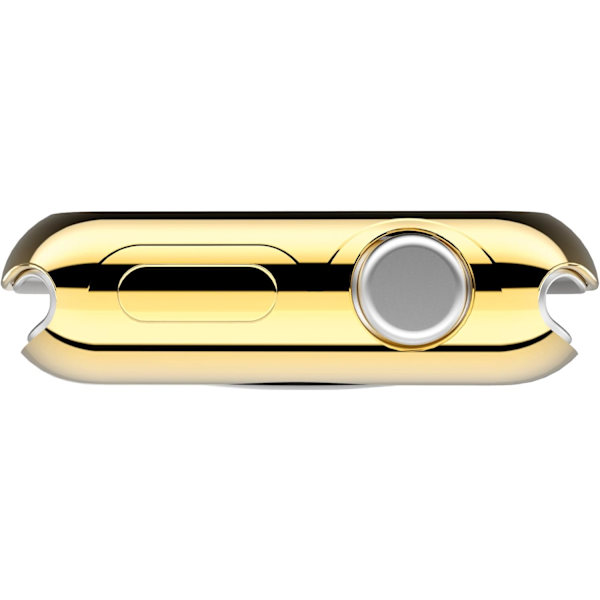 Kompatibel med Apple Watch Case 44 mm 40 mm, blød fleksibel TPU-belagt