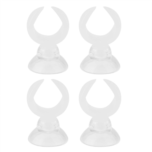 Akvariefisktank sugkoppsklämmor Luftslangshållare klämmor (vit innerdiameter 17,6 mm)