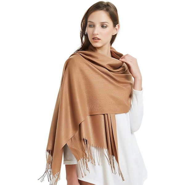 Skjerf for kvinner. Kasjmirfølelse Pashmina Sjal Wraps Myk Varm Teppe Dame