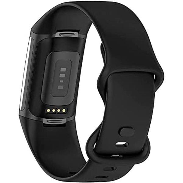 Sorte erstatningsremme, der er kompatible med Fitbit Charge 5-uret