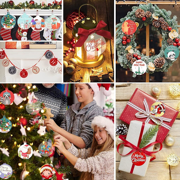 18 stk julekule i akryl - DIY-pynt