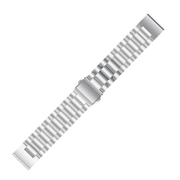 Til Garmin Fenix 5s Treperlet Rustfrit Stål Metal Urrem WWC