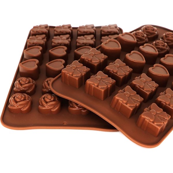 Silikone chokoladeforme - Candy Jelly Ice Cube søde forme