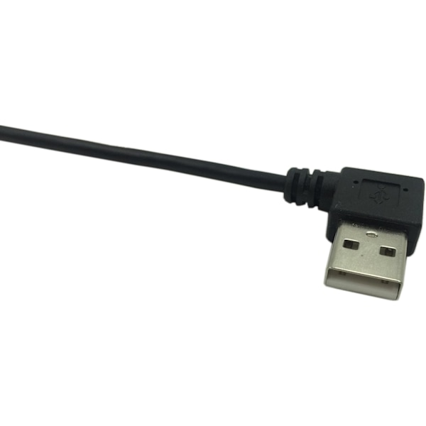 9 tommer Micro USB-kabelkombination Vinklet Micro USB 5-bens han til USB