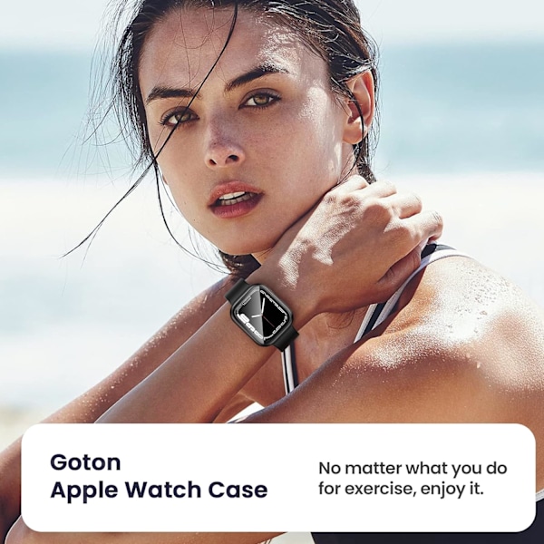 [2 i 1] Vandtæt Apple Watch-skærmbeskytter