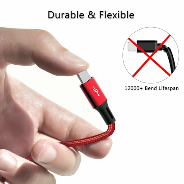 Multi [2-pack 6 fot] 4-i-1 nylon