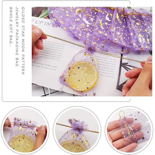 100 st organza godispåsar 2,7 x 3,5