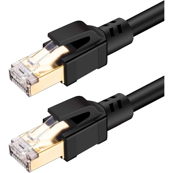 Cat 8 Ethernet-kabel, Rj45 nettverkskabel Sftp Speed ​​​​40