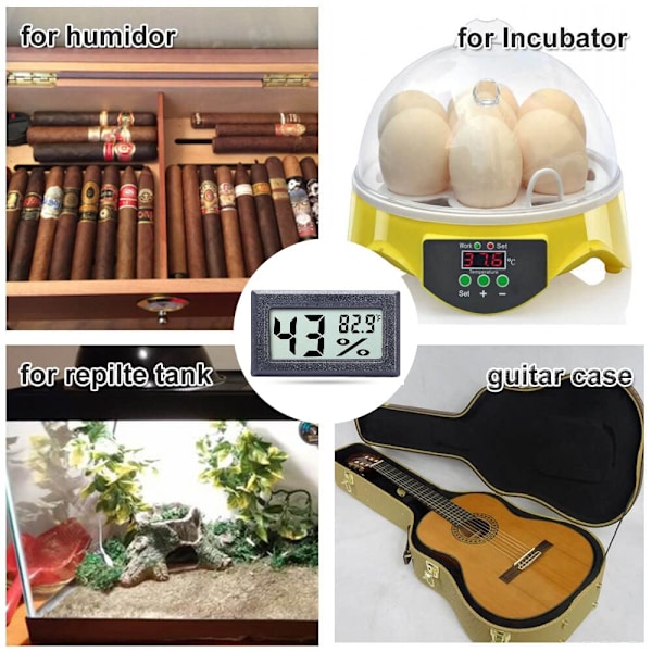 Mini Hygrometer Termometer - Digital inomhusfuktighetsmätare