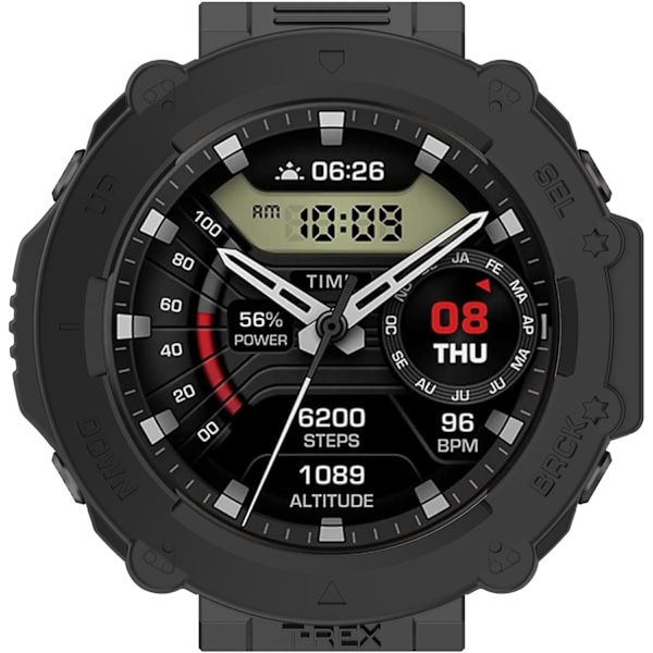Skal Kompatibelt med Amazfit T-Rex Ultra (Ej för T-rex och T-rex 2) Klockskal Skydd Reptåligt Skyddsskal Avsett för Am