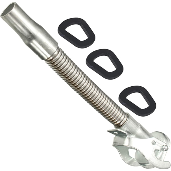 Metal Spout Pourer for Jerry Cans - Suitable for 5L, 10L, and 20L Petrol Cans (Silver)