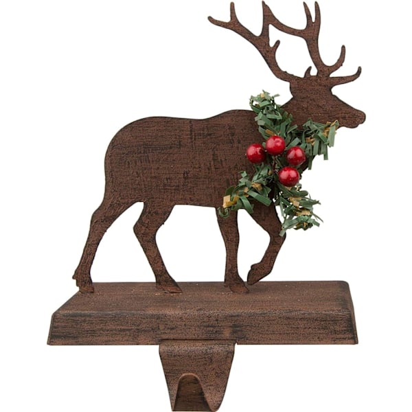 6,5\" H Julren Stockinghållare för Kamin Mantel Stativ Hängare