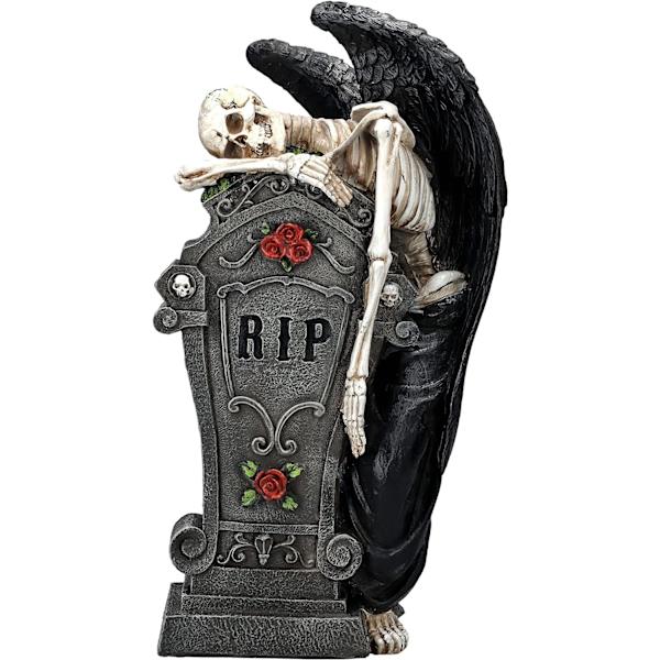 Pacific Giftware Angel Skeleton Le Tombe Morte Gravsten Gotisk Dekor Figur Statue 15,75” Høj