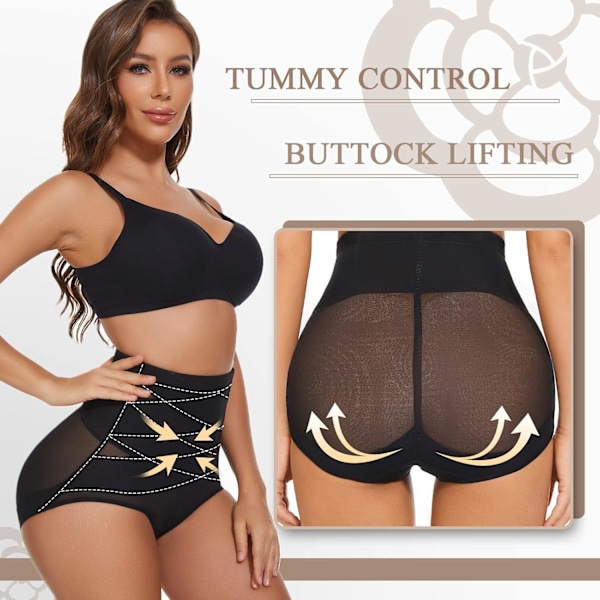 Hög midja formande underkläder för kvinnor Tummy Control trosor bantande Body Shaper