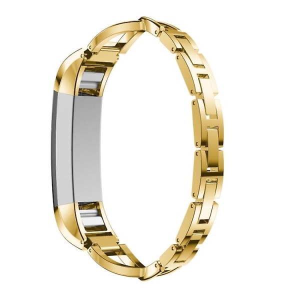 För Fitbit Alta Smart Watch X-formad metallklockarmband BNC gold