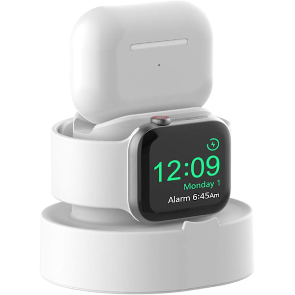 Lämplig til Apple Watch Stand Airpods 2-i-1 opladning