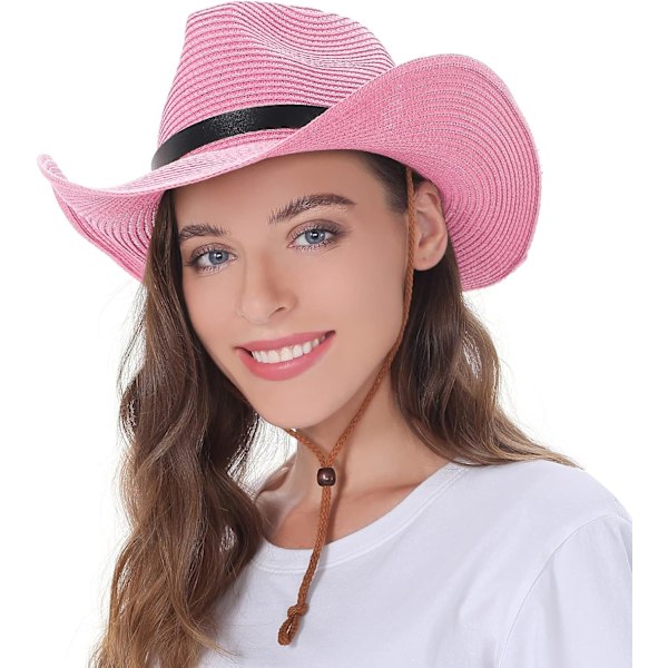 Dame Halm Cowboy Hat Formbar Floppy Solhat Bred Birm Fedora Panama Hat