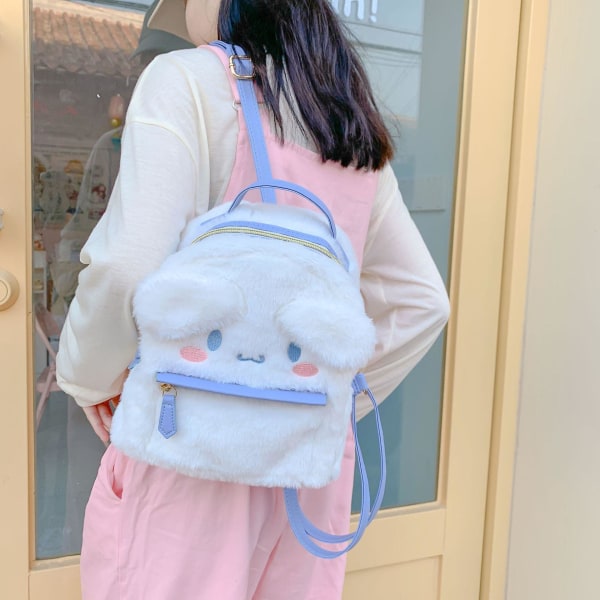 Sanrio Kawaii Hellokitty Pehmo Kanelirullareppu My Melody Bag Kuromi Pehmolelu Söpö Tyttö Reppu Joululahja Tyyppi5