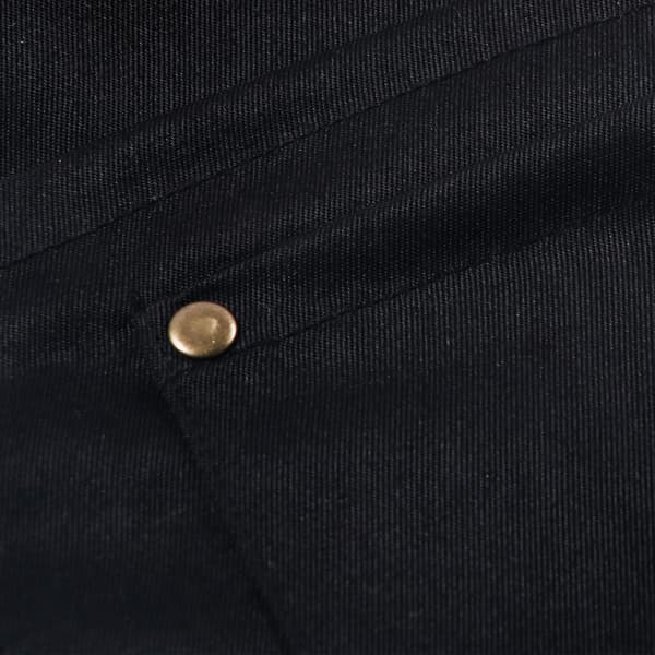 Serverförkläde med 5 fickor - Nitspänne Unisex Kort/Halv Servitör Midja Kort Förkläde Svart