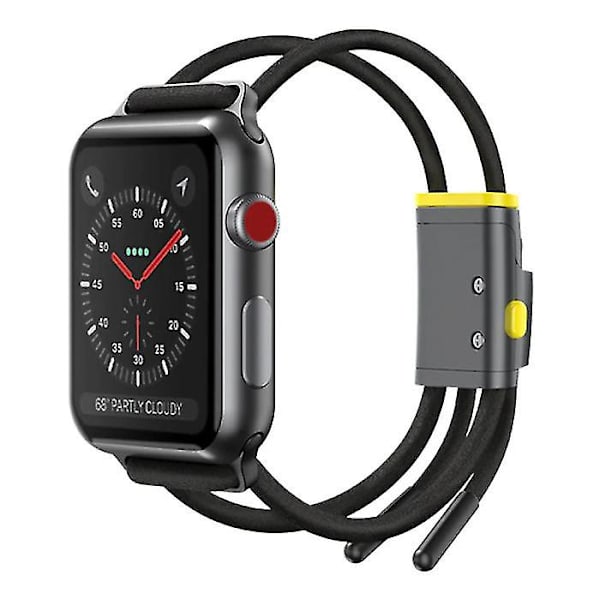 Baseus Sport Band för Iwatch 38mm / 40mm - Bomullsarmband Armband Watchband Svart