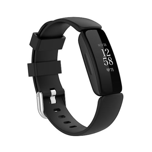 För Fitbit Ace 3 / Inspire 2 Silikon Armband UWX Black