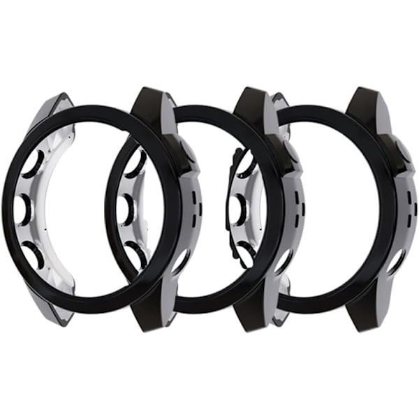 Yhteensopiva Garmin Fenix 7, Fenix 7S, Fenix 7X -kotelon kanssa, pehmeä pinnoitettu TPU-suojapuskurikotelo GM Fenix 7 -älykellosarjan lisävarusteille (Fenix