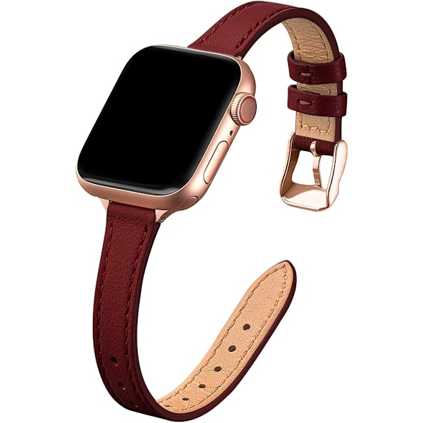 Smala læderremme, der er kompatible med Apple Watch Band 38 mm