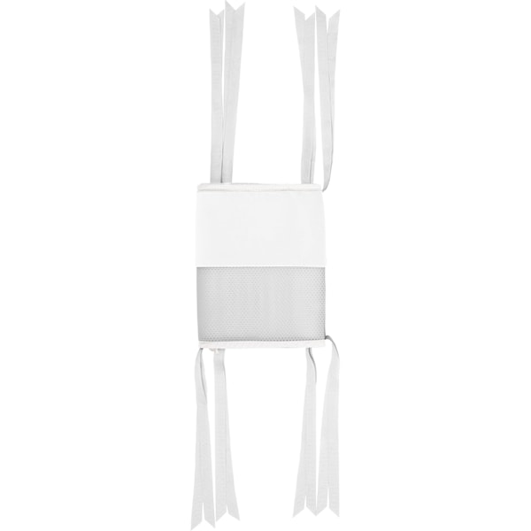 4 i 1 pustende mesh hjørnekantfôr (kun innerfôr) - Hvit - Bomull/polyester - Vaskbar, gjenbrukbar (01) - Ca. 2 stykker (51,18 tommer x 9,64 tommer), 2