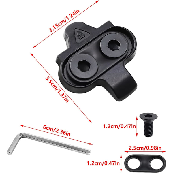 Sykkelklosser Pedal - SPD Pedal Terrengsykkelklosser for Menn og Kvinner