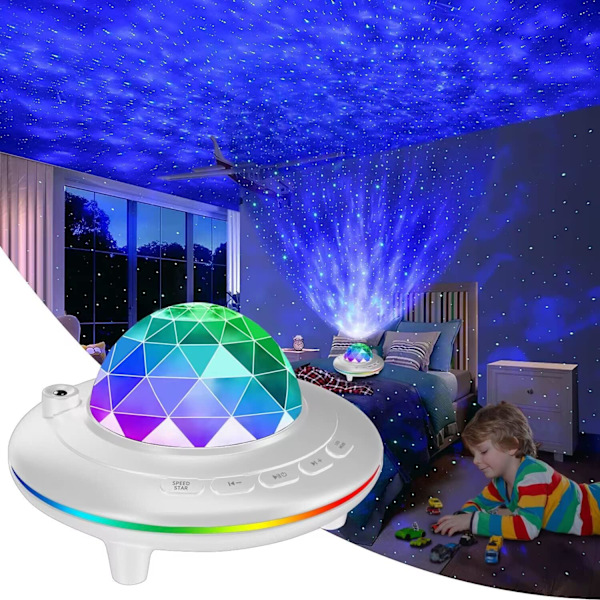 Stjerneprojektor, Galaxy Projektorlys, Led Nattelys