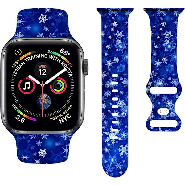 Glædelig jul Snowflake Snowman Gnomes Snow Band Kompatibel med