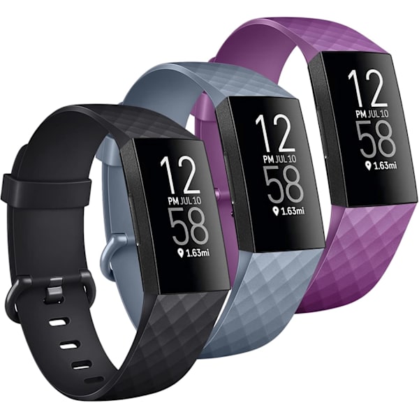 3-pak udskiftningsremme til Fitbit Charge 3/4 - Justerbare armbånd