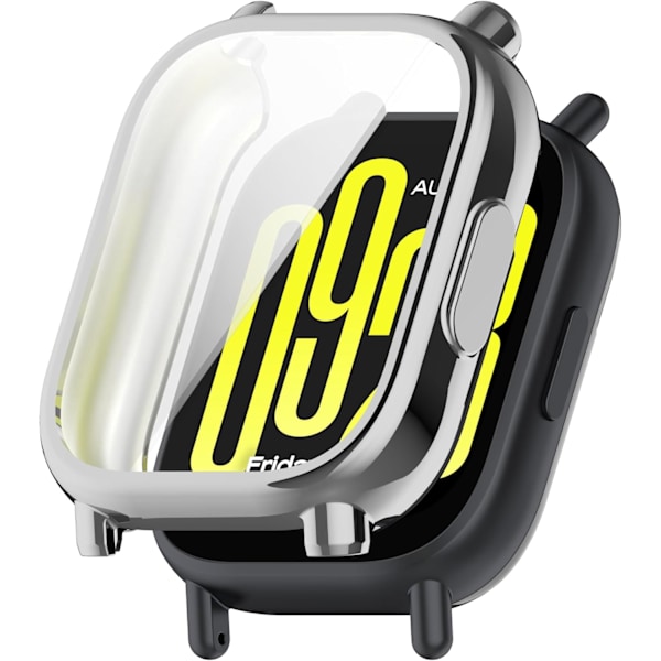 [5-pak] Etui kompatibelt med Redmi Watch 5 Lite skærmbeskytter, blødt TPU etui ultratyndt beskyttende etui tilbehør til Redmi W